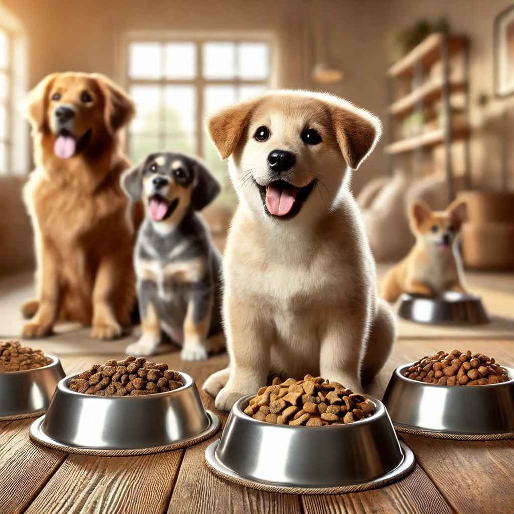 Quality Dog Food and Bowls