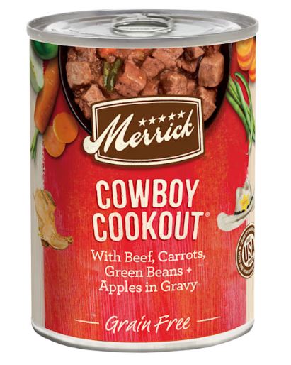 Merrick Grain-Free Cowboy Cookout Canned Dog Food