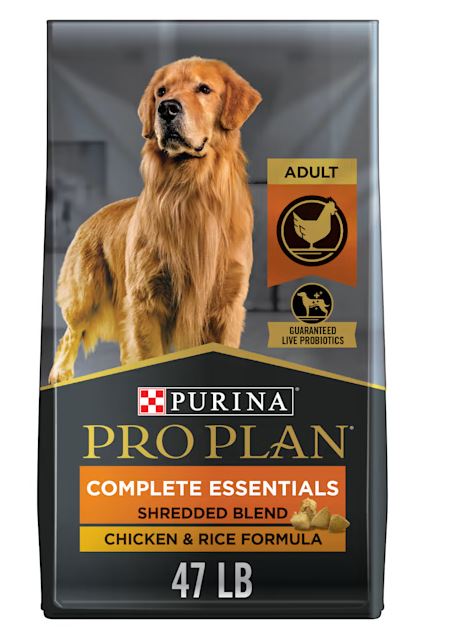 Purina Pro Plan High Protein with Probiotics Shredded Blend Chicken and Rice Formula Dry Dog Food