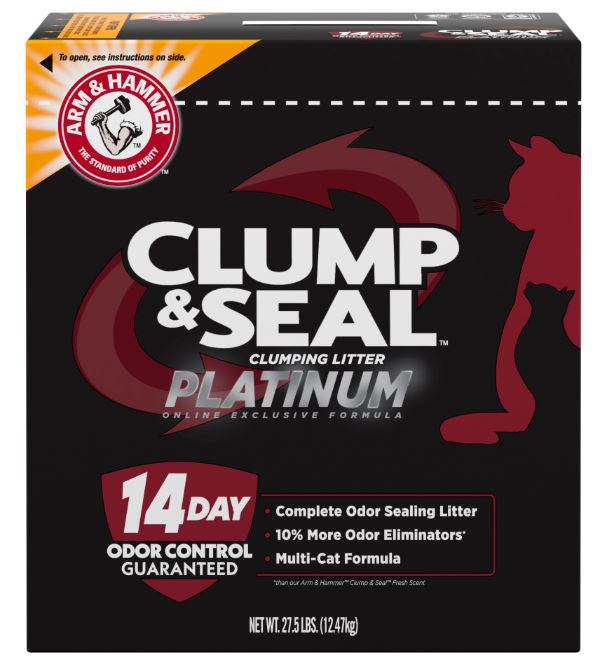 Arm & Hammer Clump & Seal Platinum Cat Litter