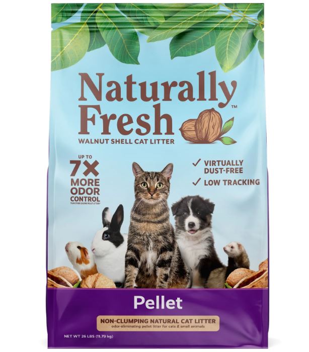 Naturally Fresh Walnut-Based Cat Litter